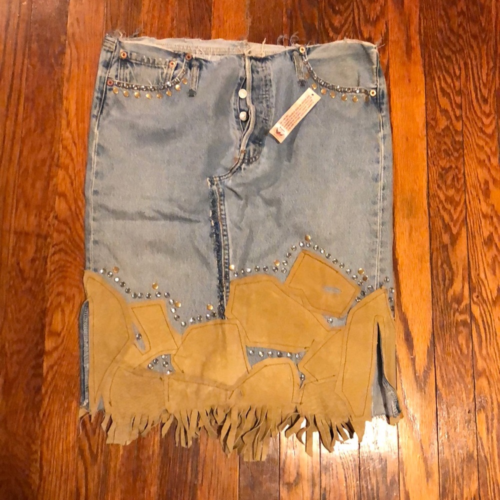 Denim skirt